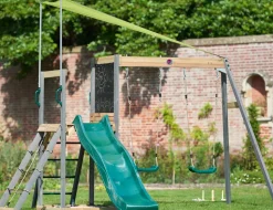 Plum Siamang Wooden Play Centre Climbing Frame and Swing