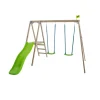 TP Forest Double Multiplay Swing and Slide Set