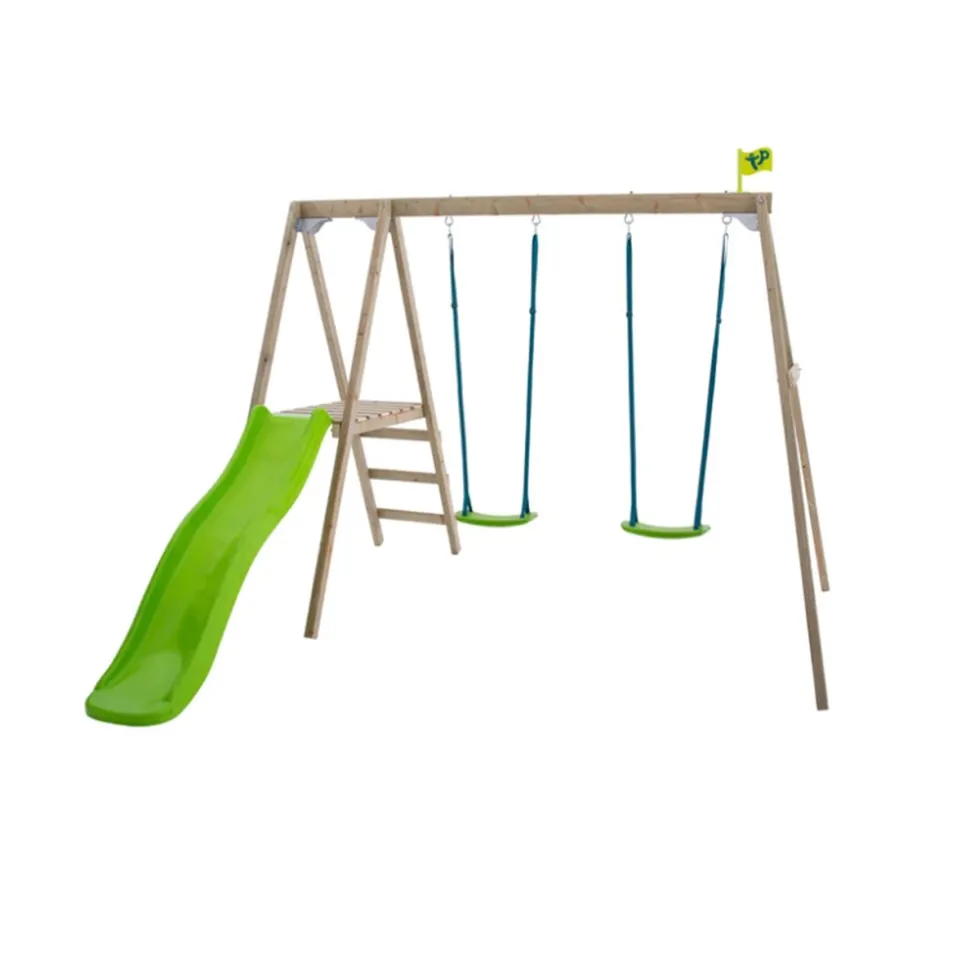 TP Forest Double Multiplay Swing and Slide Set