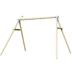 TP Knightswood Wooden Swing Frame Triple