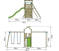 TP Skywood Double Swing Arm