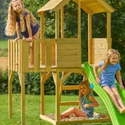 TP Treehouse Wooden Play Tower Wooden Balcony