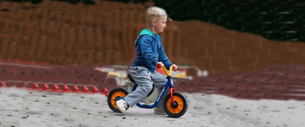 Winther Bike Runner 412.14 Blue and Yellow